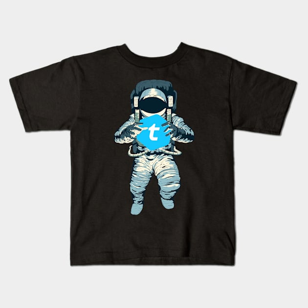 Telcoin crypto coin Crypto coin Crytopcurrency Kids T-Shirt by JayD World